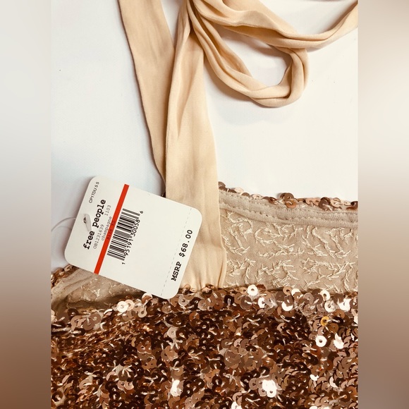 NEW Free people Sequin Cami - Picture 5 of 6